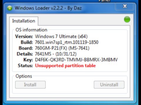 Windows 7 Loader V1.7.2.zip Full